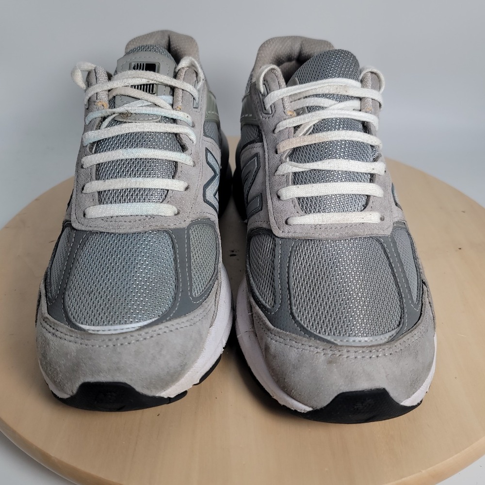 New Balance 990v5 Gray Castlerock Mens Lace-Up Running Shoes M990GL5 Size 9.5 - Picture 2 of 10